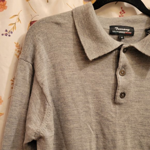 Tuscany Extra Fine Italian Merino Wool Pullover Sweater - Picture 3 of 8